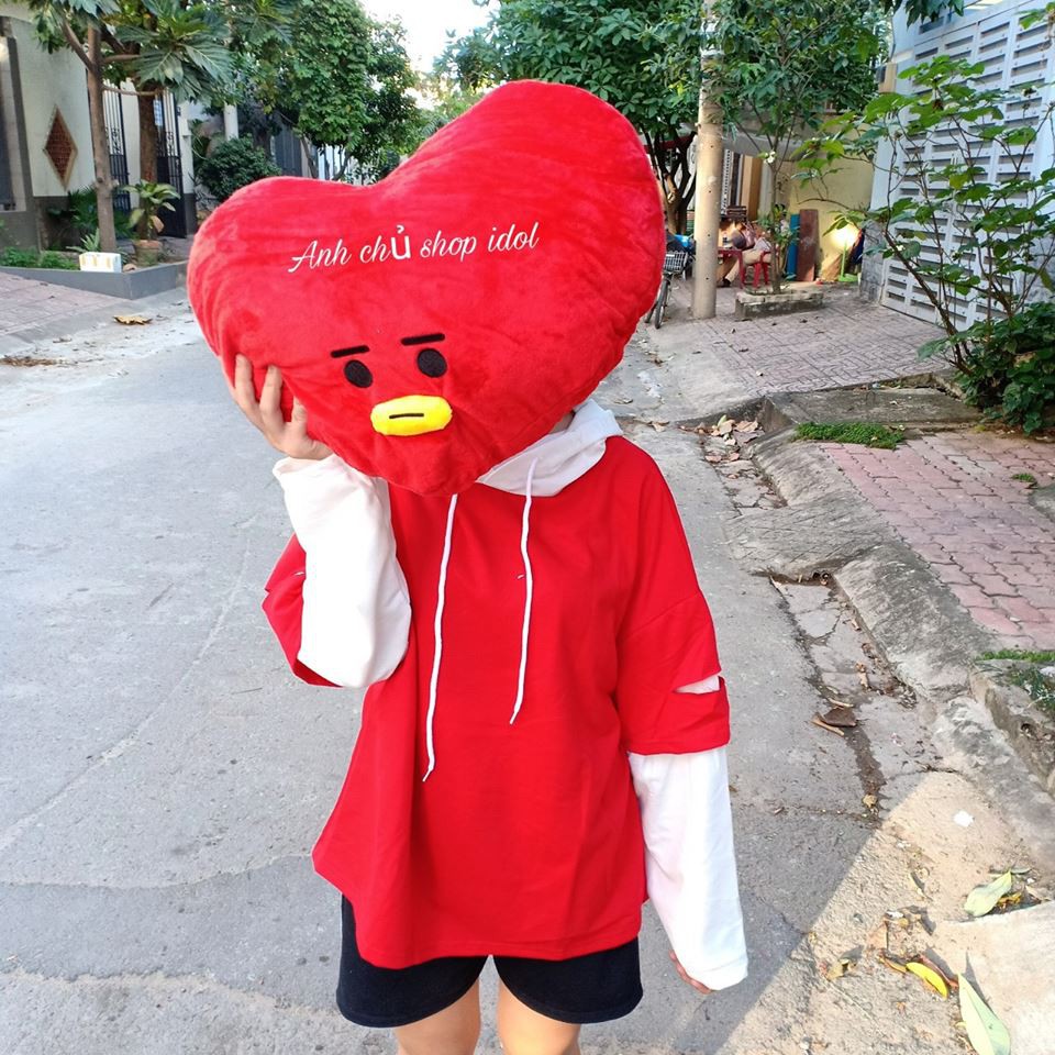 Áo hoodie phối tay hình nhân vật Bangtan (N4B04M1) | BigBuy360 - bigbuy360.vn