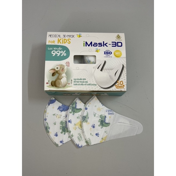 combo 50c khẩu trang 3d trẻ em duy khánh | BigBuy360 - bigbuy360.vn
