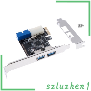 [Hi-tech]  2 Ports 19Pin PCI-E PCI Express to USB 3.0 Expansion Card Adapter Converter