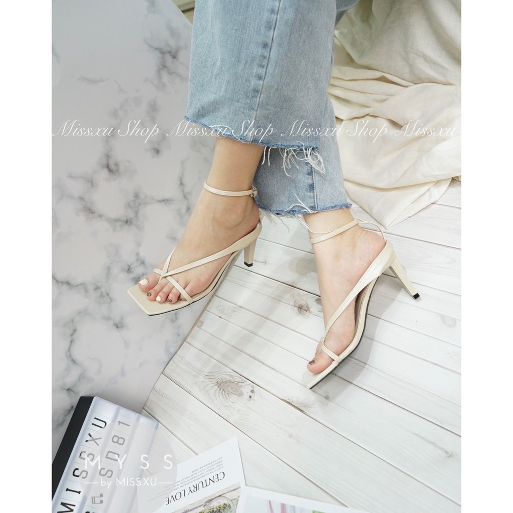 Giày sandal nữ kẹp xỏ ngón 7cm thời trang MYSS - SD81
