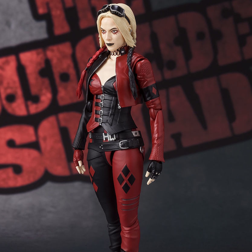 Bandai SHF Clown Girl New Suicide Squad Harley Quinn Mô hình đã hoàn thành