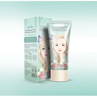 Kem chống nắng trắng da - seoulrose rose rosa perfect whitening s+ cream spf35+ pa++