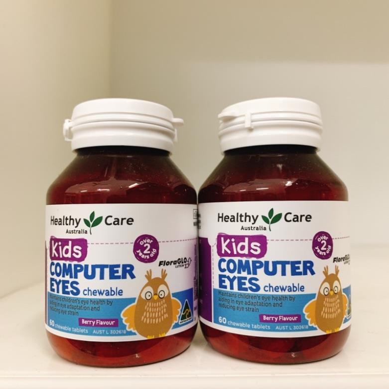 Bổ mắt Healthy Care Kids Computer Eyes cho Bé 60 viên - ÚC