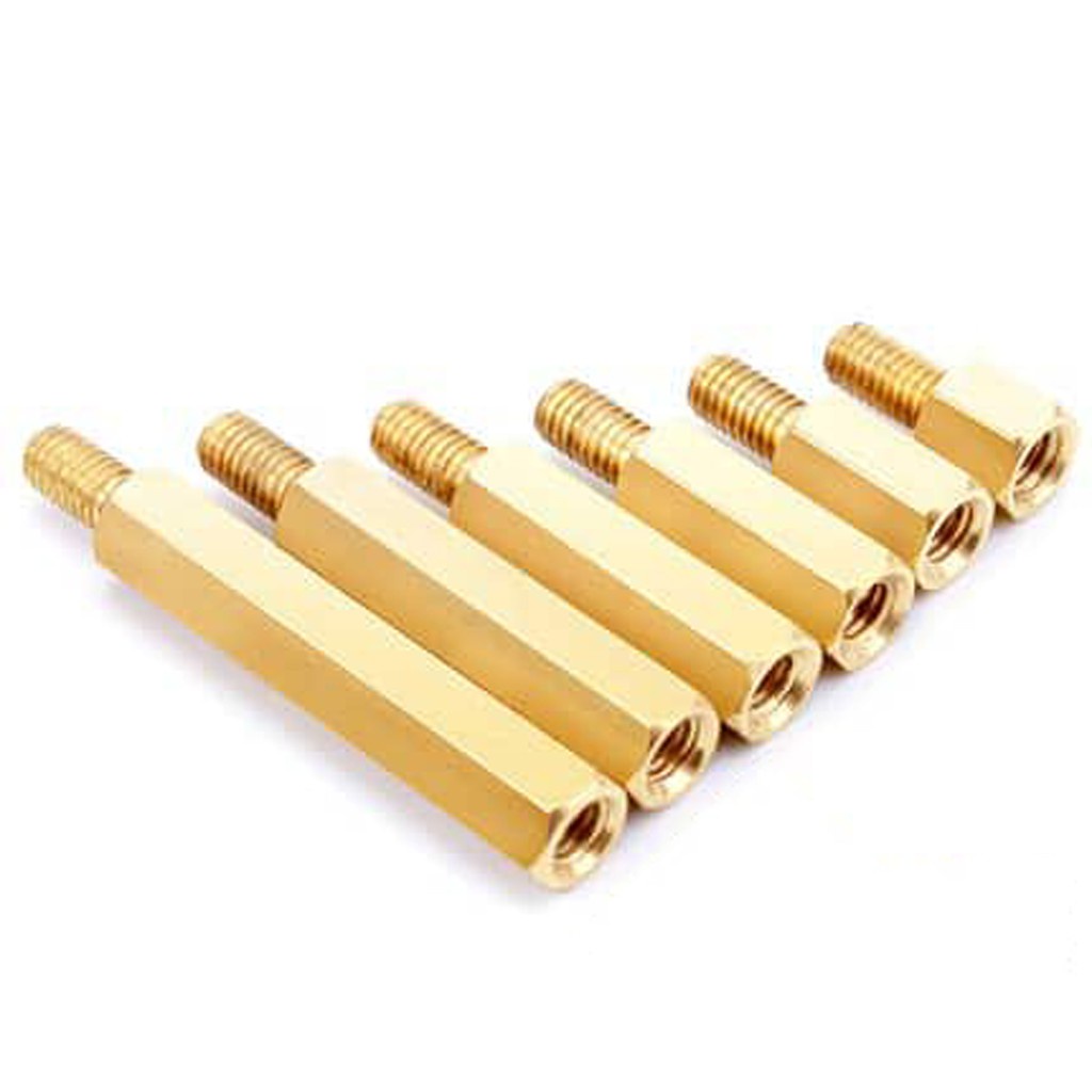 Combo 10 trụ đồng đực cái 5mm, 8mm, 10mm, 12mm, 15mm, 18mm