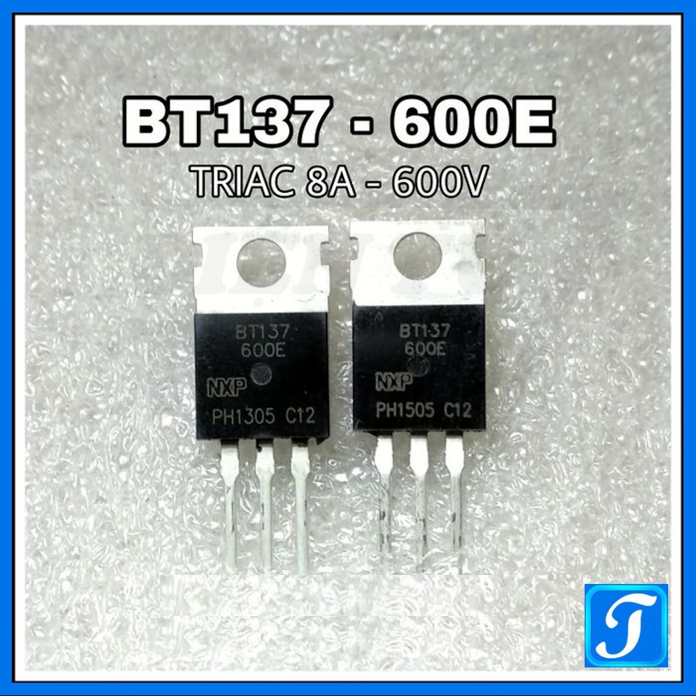 Linh Kiện Chỉnh Áp TRIAC BT137 600E TO220 8A 600V