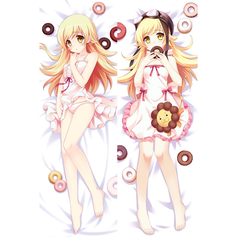Vỏ Gối Ôm Hai Mặt In Hình Anime Bakemonogatari Sakura 3D Gợi Cảm Cho Nữ
