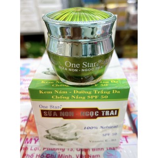 KEM SỮA NON NGOC TRAI NÁM DƯỠNG TRẮNG CHỐNG NẮNG ONE STAR