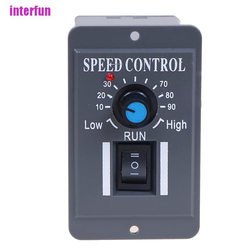 [Interfun1] 12V 24V 36V 48V Pwm Dc Motor Speed Controller Reversible Switch 6A Regulator [Fun]