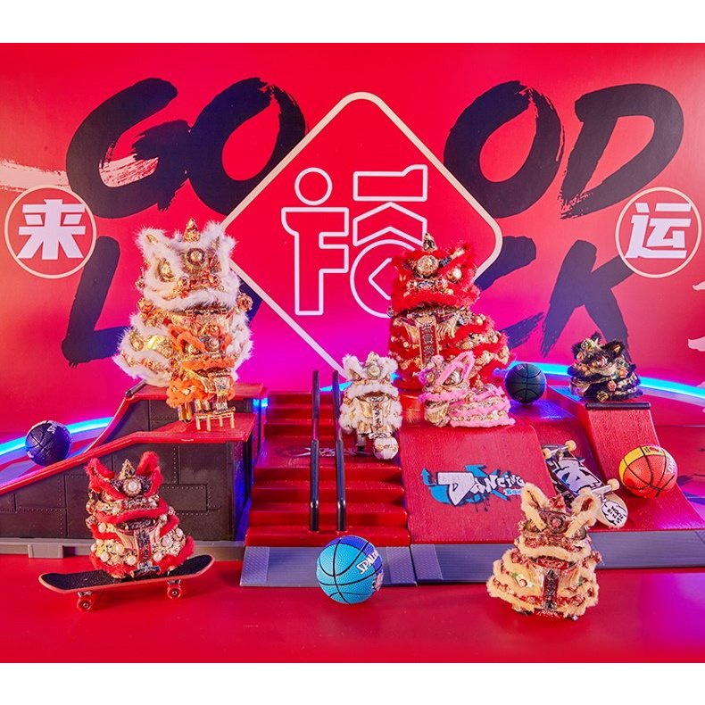 Mô hình lắp ghép 3d kim loại Con lân