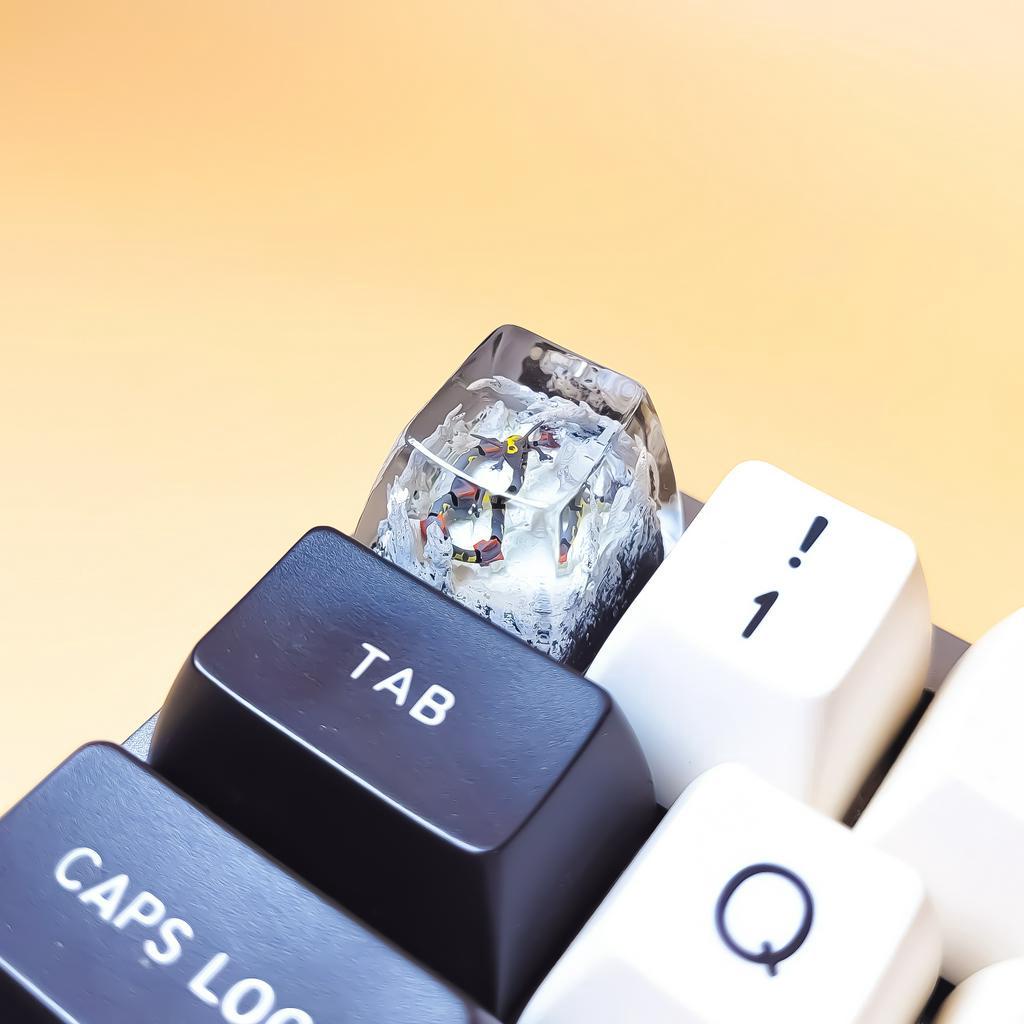Nút bàn phím Pokemon, nút bàn phím Shiny Rayquaza , Bàn phím nhân vật hoạt hình - Rayquaza keycap,POKÉMON Artisan Keycap