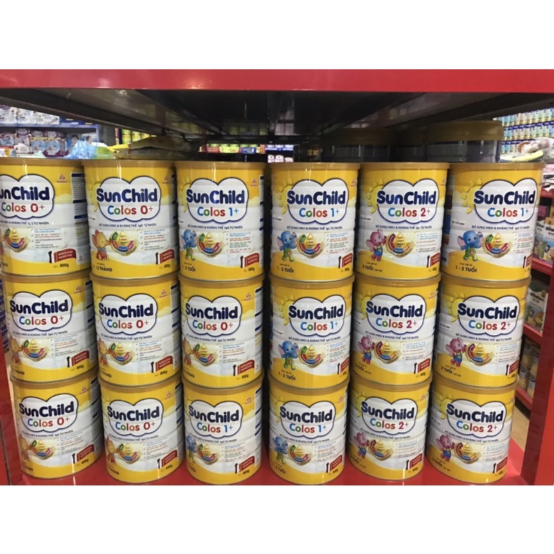 Combo 2lon Sữa Sunchild Colos 0+ 800g