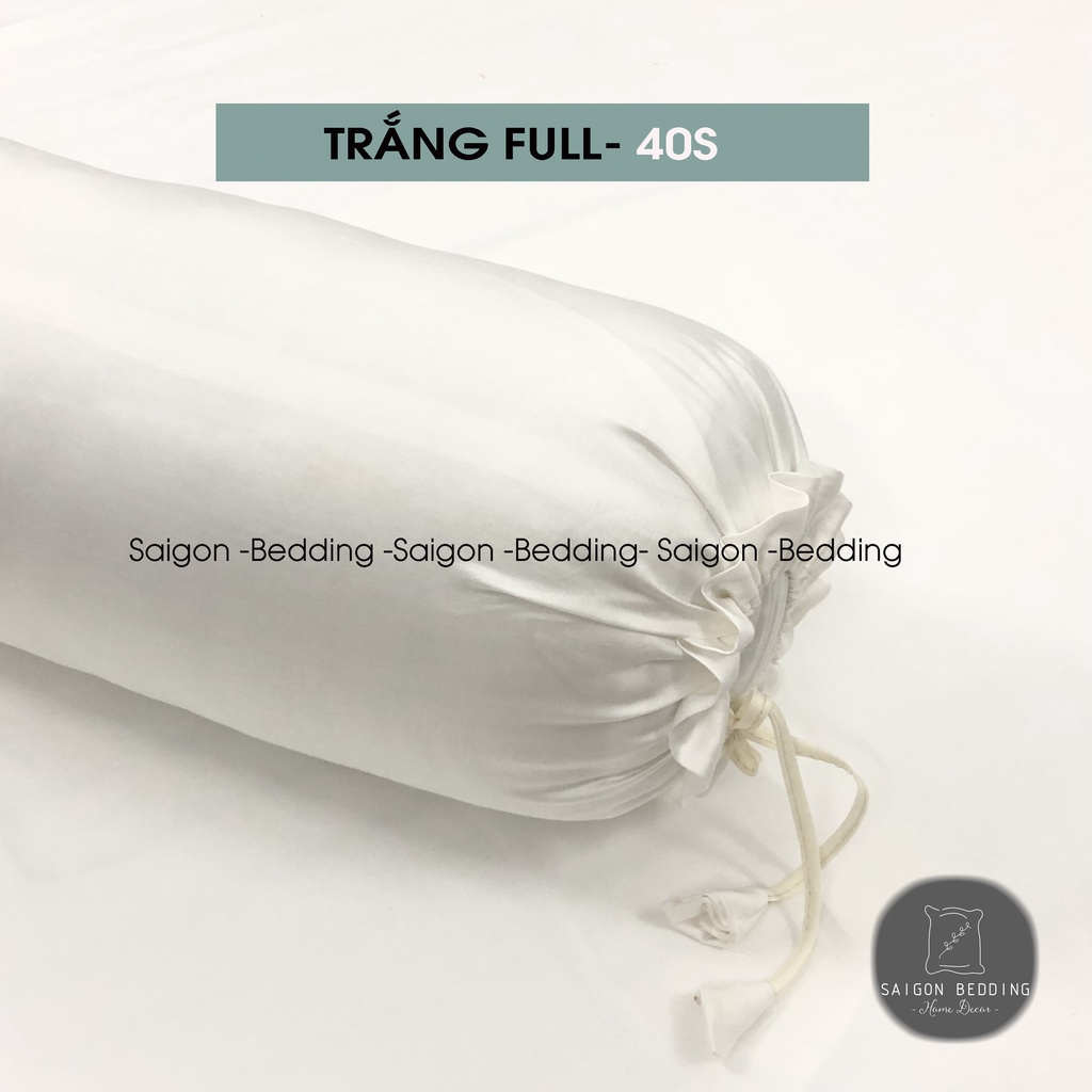 Vỏ gôi ôm Lụa Tencel 40s  SaiGon Bedding mềm mát kích thước 35x100cm