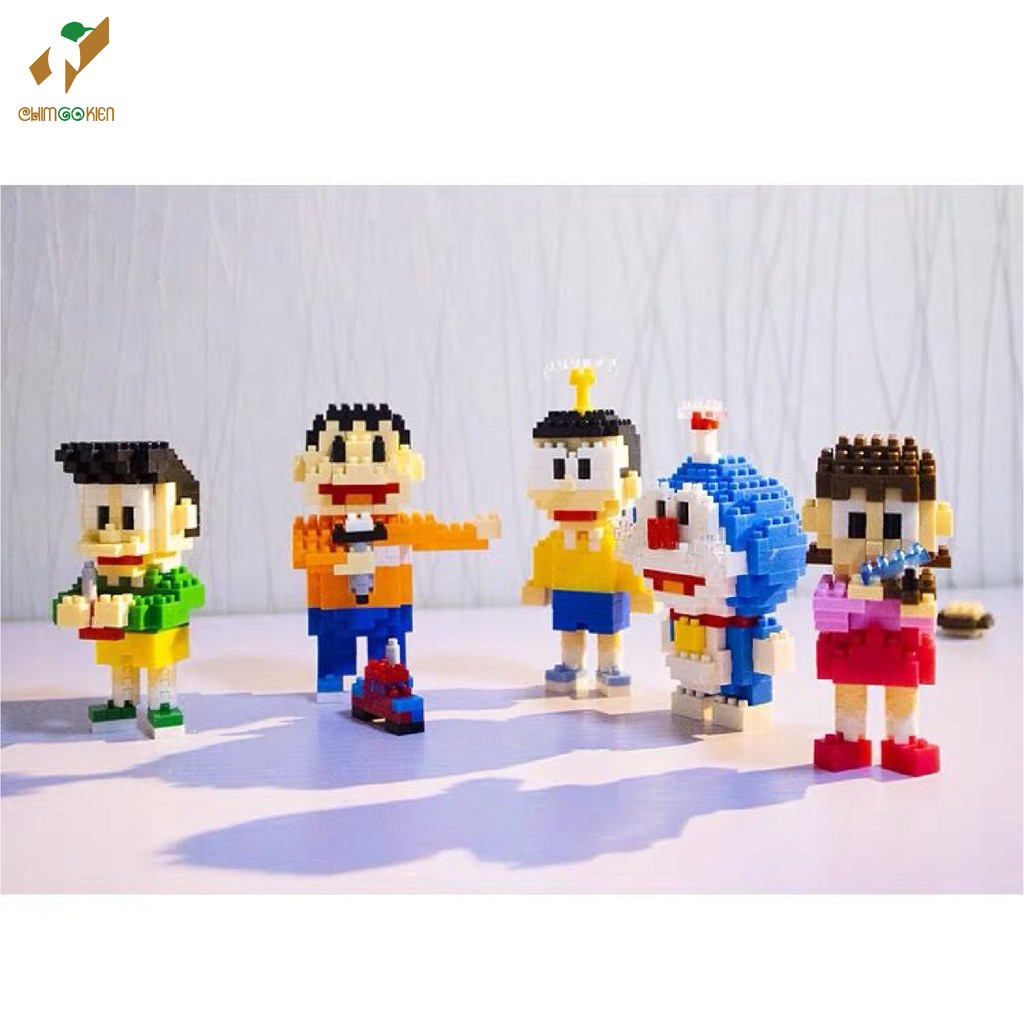 Mô hình Doraemon xếp hình lego 250 chi tiết