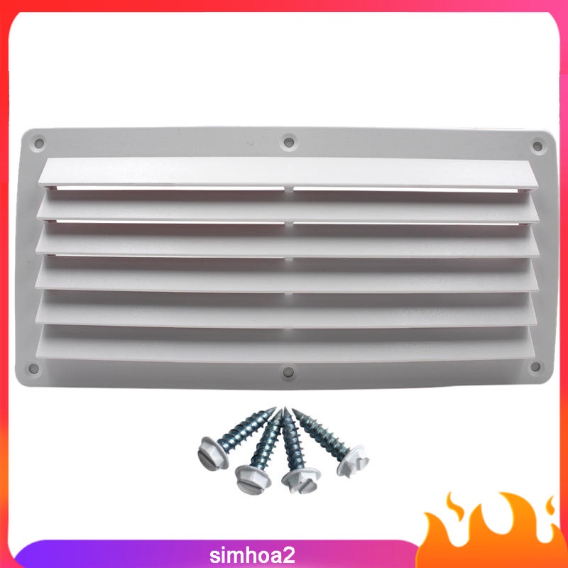 Ống thông hơi hình chữ nhật bằng nhựa ABS cho tàu thuyền RV Marine - 260mm x 125mm | BigBuy360 - bigbuy360.vn