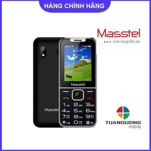 Điện Thoại Masstel IZI 230 Điện Thoại Pin Trâu Loa To Bàn Phím To - Bảo Hành Chính Hãng