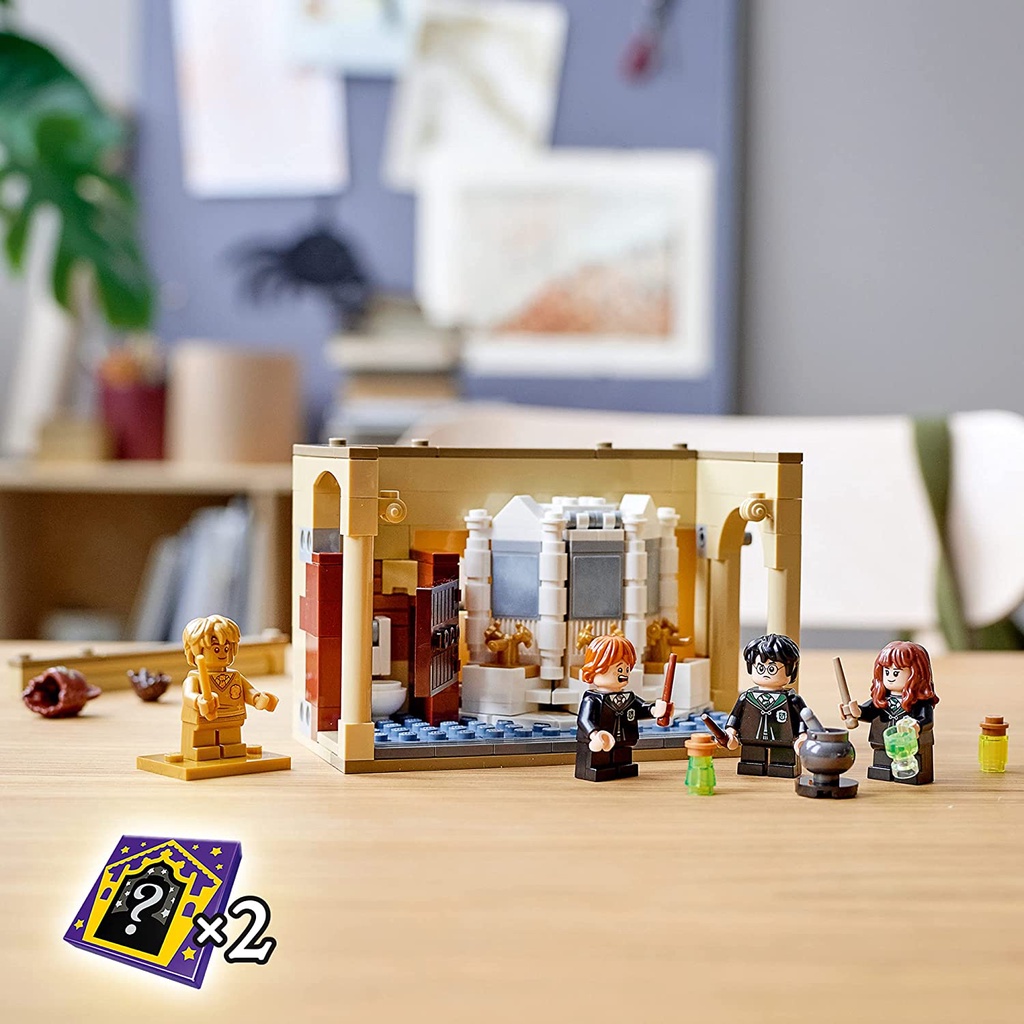 Lego Harry Potter 76386 - Hogwarts Polyjuice Potion Mistake - Bộ xếp hình Lego Câu chuyện bí mật ở phòng tắm