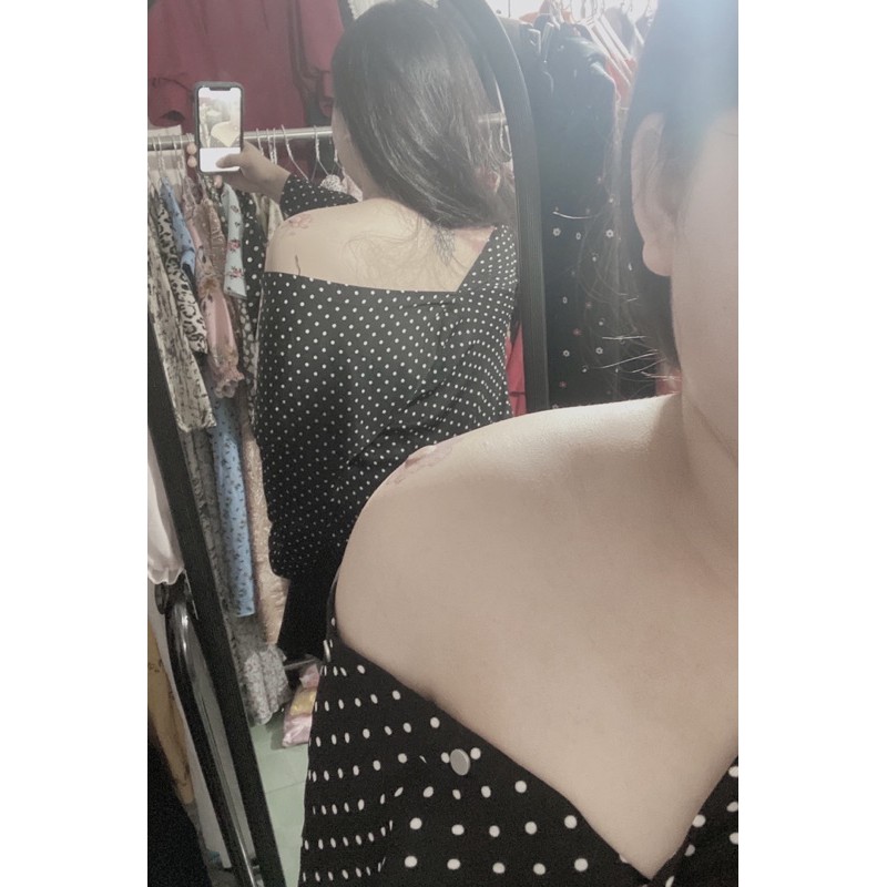 Bigsize áo lệch vai