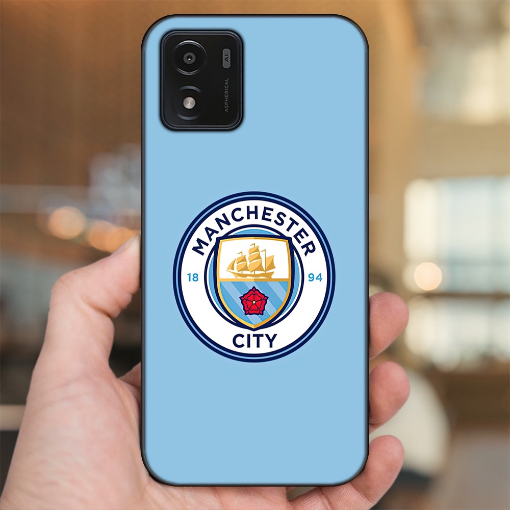 Ốp lưng Vivo Y01 viền đen in hình Manchester City MC