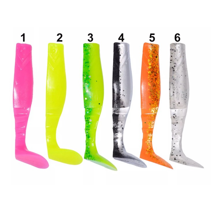 Mồi mềm câu lure AFISH AR44 (8con - 60mm) - Chuyên câu lóc , chẽm .....