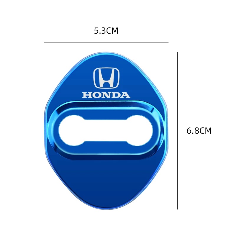 Set 4 Ốp Bảo Vệ Khóa Cửa Xe Ô Tô Honda City Jazz BRV Civic Accord HRV CRV