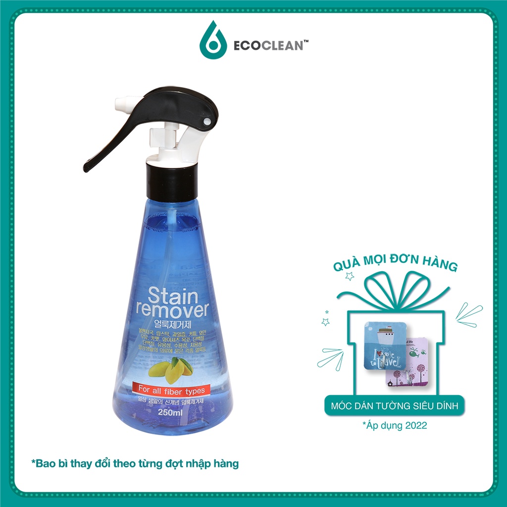 Xịt Tẩy Ố Quần Áo Chai 250ml - Thương Hiệu Hàn Quốc Stain Remover - Không Bay Màu