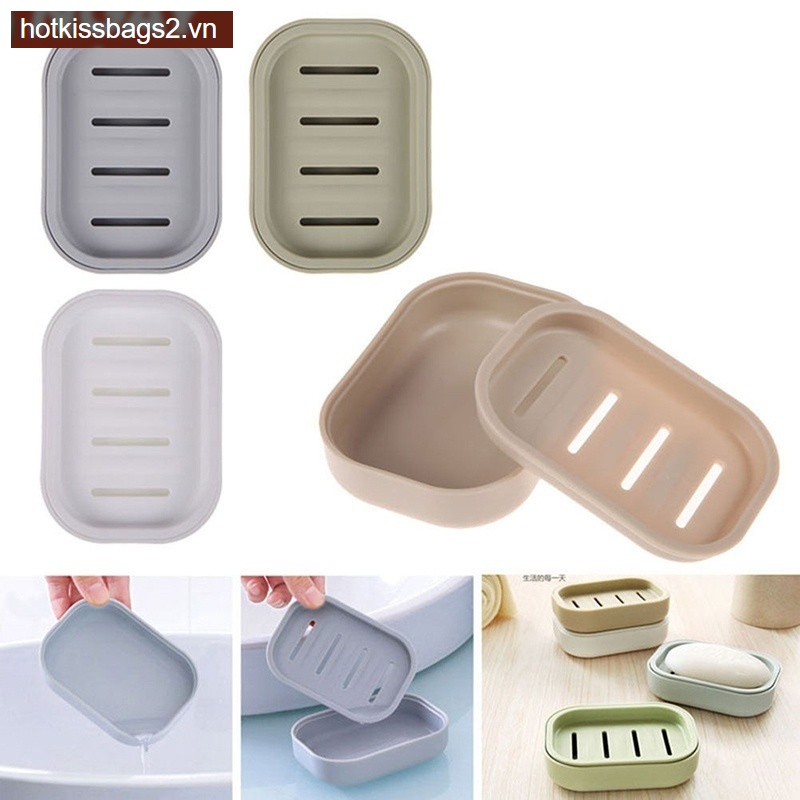 Khay Nhựa 2 Tầng Đựng Xà Bông Tắm HK