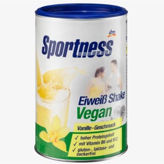 Bột Protein Shake vegan thuần chay Sportness vị Vani và Socola – 300g