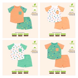 Bộ cộc bé trai tay raglan Lullaby NH25-20
