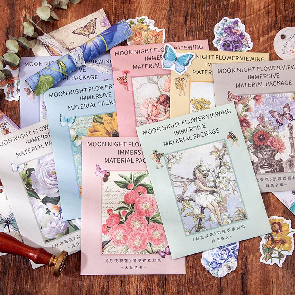 Sticker Dán Trang Trí Sổ Tay DIY Hình Ngôi Làng Cổ Điển