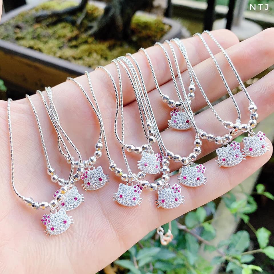 Dây chuyền trẻ em , bạc ta , hàng dày dặn , chắc chắn - TÂN BẠC STORE