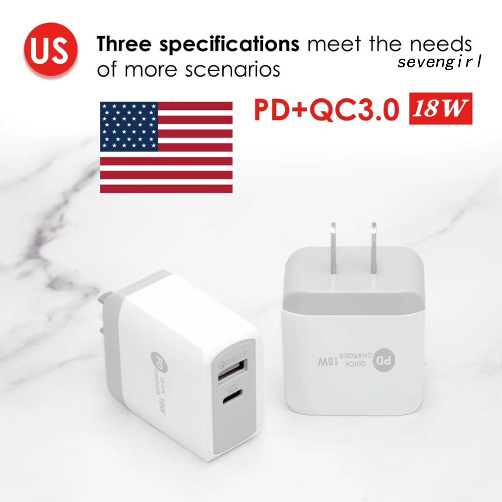 Củ Sạc Nhanh Pd 18w Qc3.0 Usb 5v / 3a