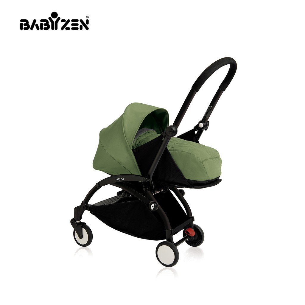 Bộ màn chụp và đệm xe đẩy YOYO 0+ Xanh Mint Babyzen