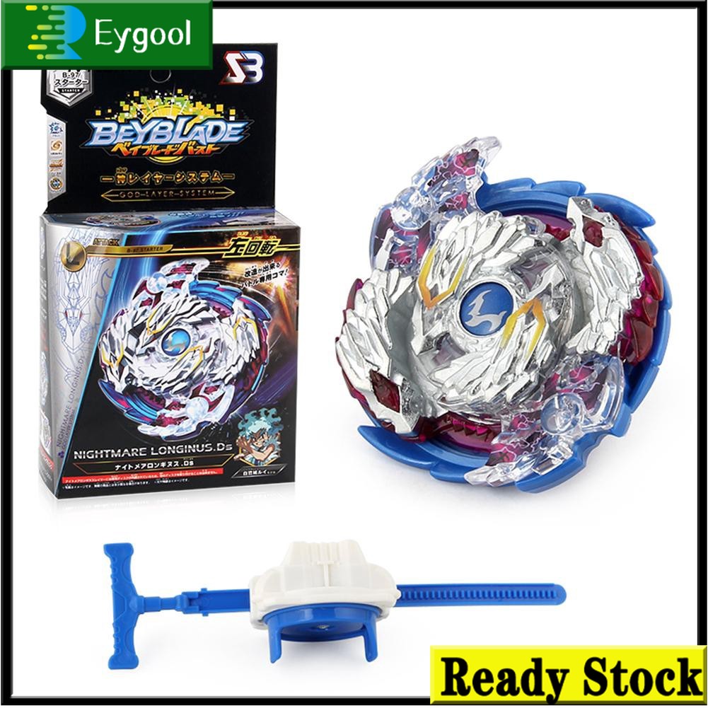 Con quay đồ chơi Beyblade B97 Nightmare Longinus Ds đẹp mắt kèm phụ kiện