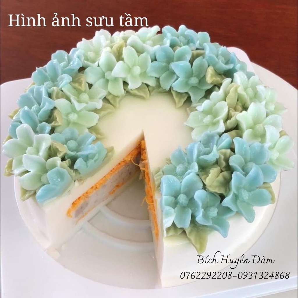 Khuôn silicon rau câu hoa nổi 4D- Hoa Lài