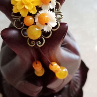Kẹp tóc đính đá cổ điển