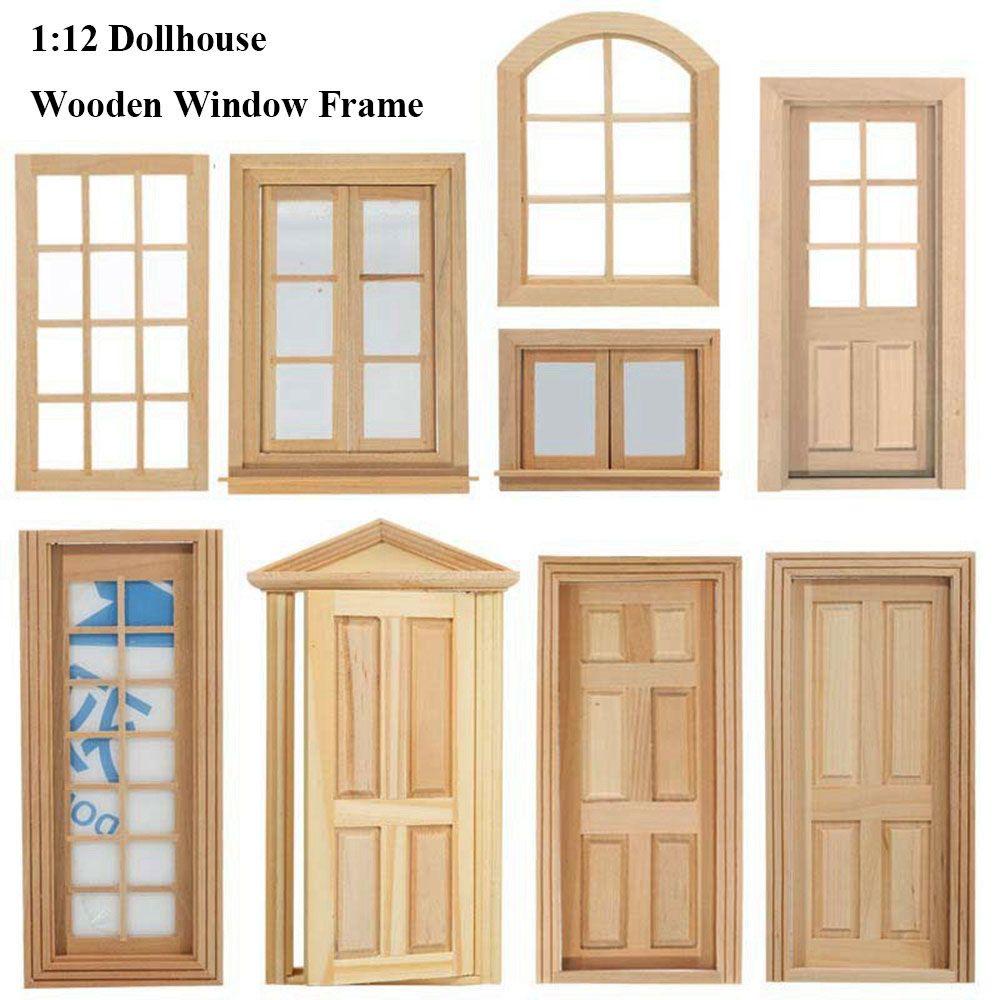 Bộ Bàn Ghế Gỗ 5 Kiểu Độc Đáo Trang Trí Nhà Búp Bê Tỉ Lệ 1 / 12