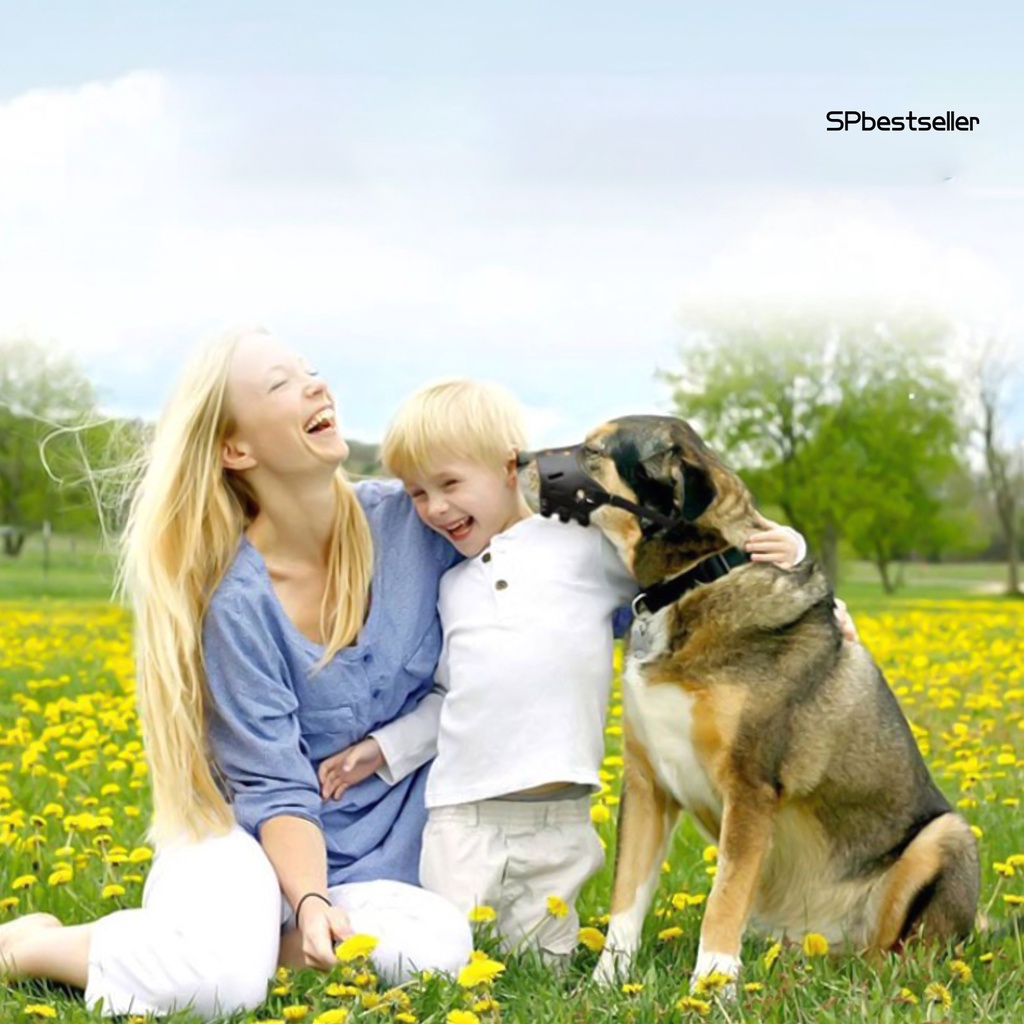 Rọ mõm chó bằng da giả có thể điều chỉnh