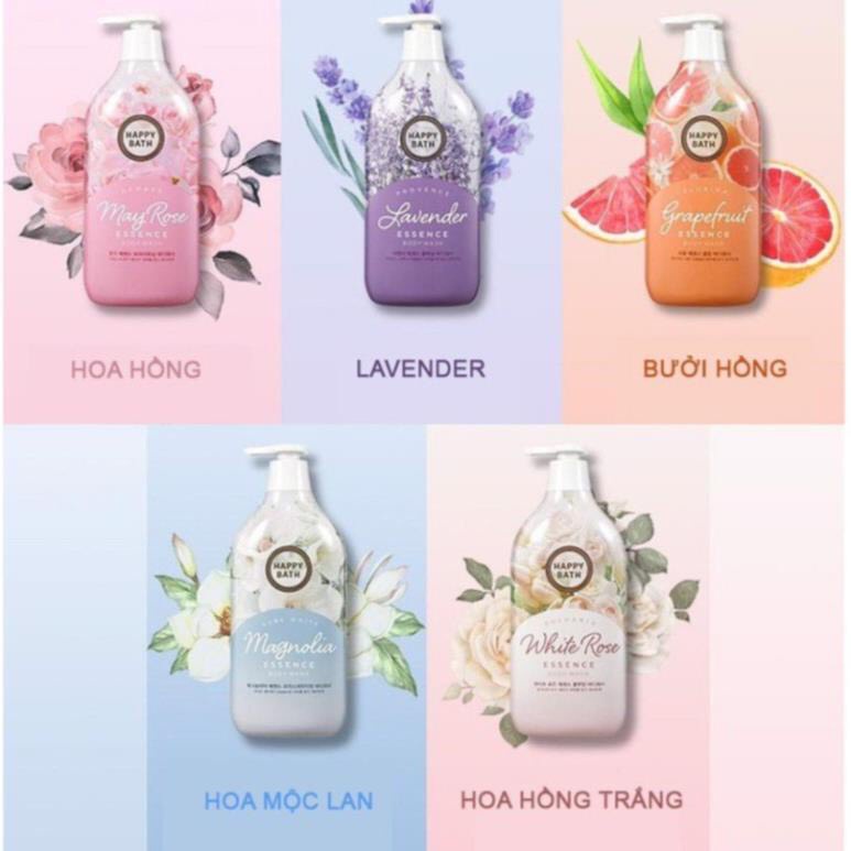 Sữa tắm Happy Bath Hàn Quốc 900ml