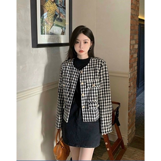 Áo dạ loại đẹp chất lượng đẹp đường may chắc chắn hàng Quảng Châu G034 - GEM Fashion