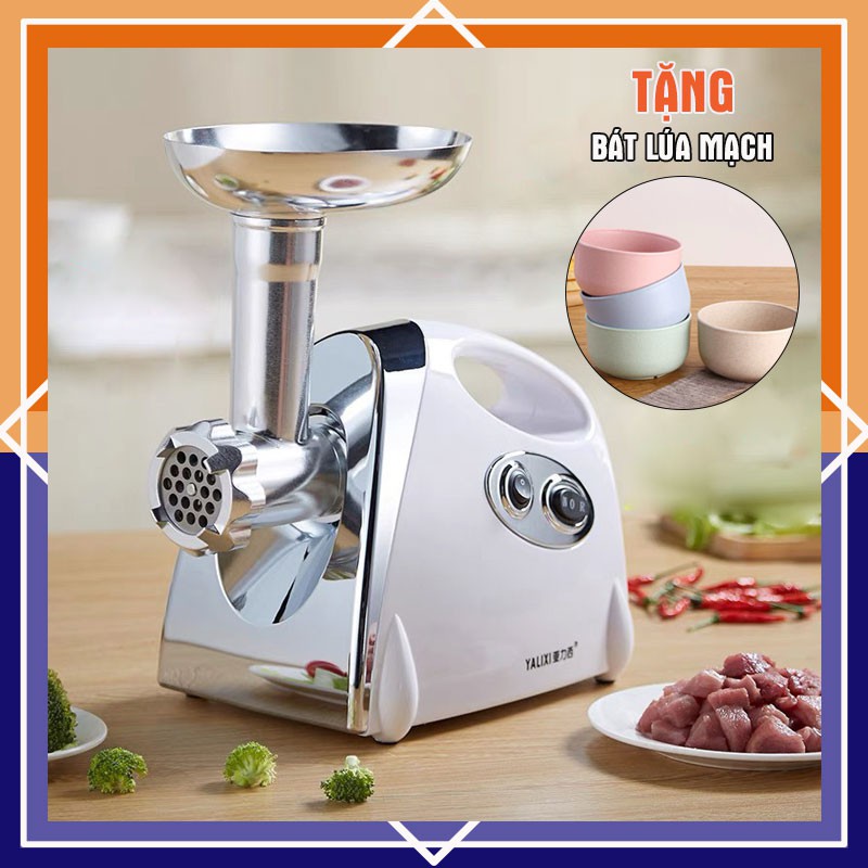 Máy làm Xúc Xích Giò Chả - Máy Xay Thịt tự động đa chức năng, có thể cắt thái rau củ quả- Dễ dàng tháo rời vệ sinh!