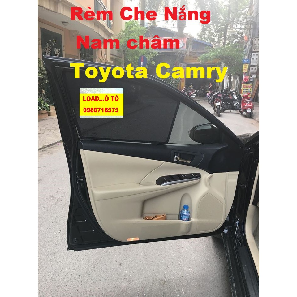 Rèm Che Nắng Toyota Camry 2022-2019 Load Ô Tô Nam Châm Hít