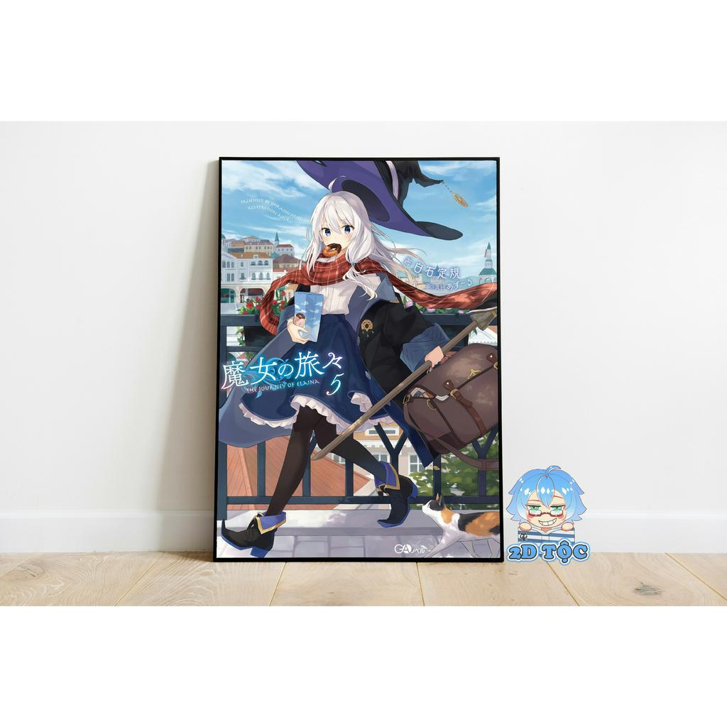 TRANH POSTER A3 Anime Manga Hành trình của Elaina Majo no Tabitabi (1) CHẤT LIỆU GIẤY CAO CẤP - 2D Tộc Shop