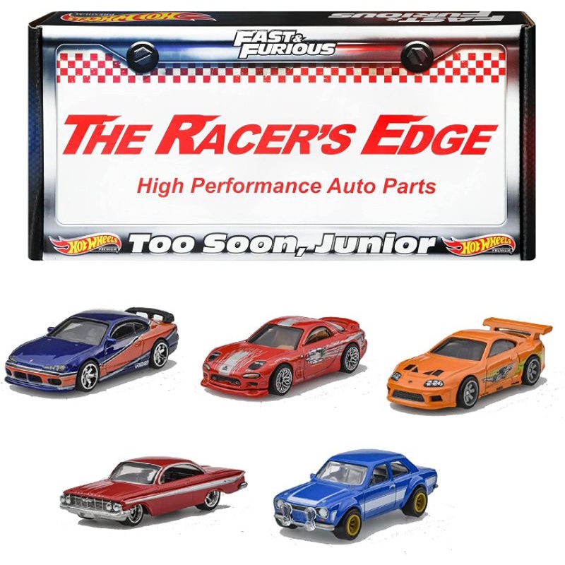 Bộ 5 Xe mô hình Hot Wheels 1/64 Fast & Furious series Racer's Edge