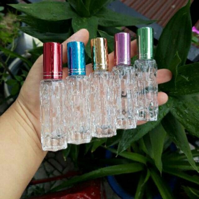 Lọ Chiết Nước Hoa ❤ RẺ VÔ ĐỊCH ❤ Chai lọ chiết nước hoa thủy tinh dạng khổ qua 10ml, 15ml, phụ kiện du lịch