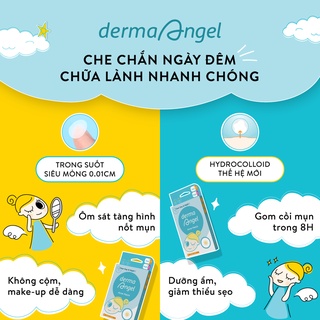 [Hàng tặng không bán] Miếng dán mụn Derma Angel (Ban ngày - 6 miếng)