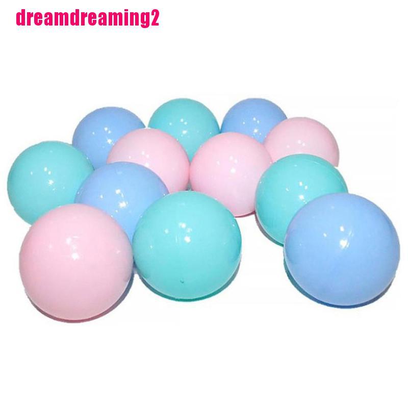 Set 50/ 100/ 200 bóng nhựa mềm nhiều màu tùy chọn cho trẻ em