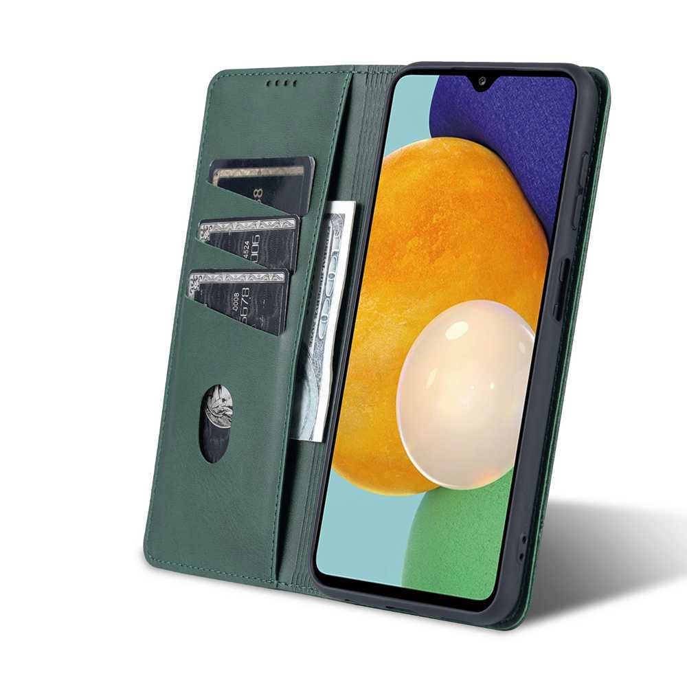 Bao Da Điện Thoại Nắp Lật Từ Tính Có Ngăn Đựng Thẻ Tích Hợp Giá Đỡ Cho Samsung Galaxy A13 A23 A33 A53 A73 A04 A04S A14 M13 M23