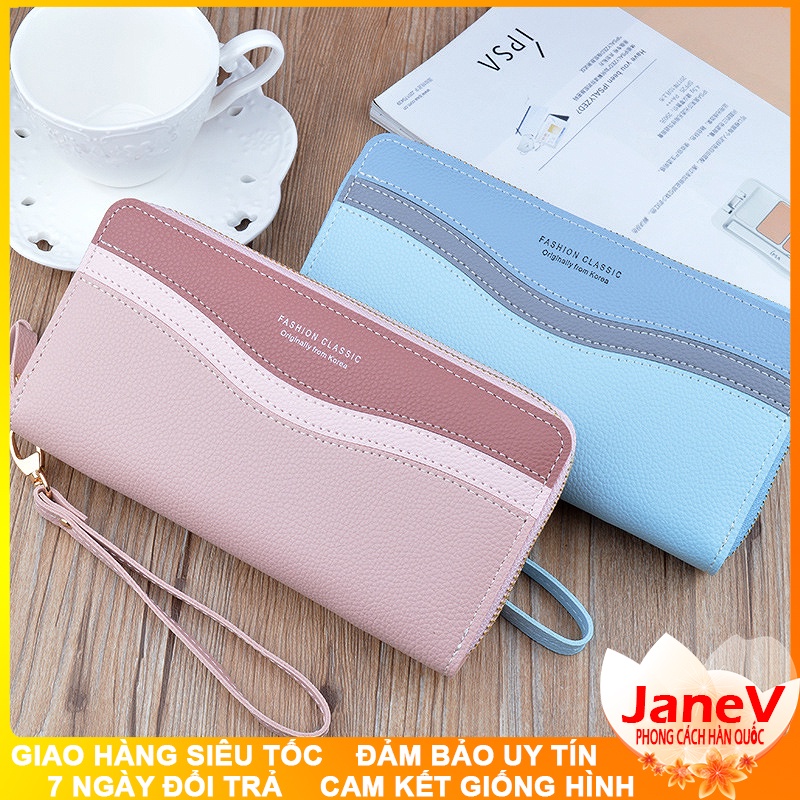 Ví Nữ Dài Cầm Tay Cao Cấp Sang Trọng Phong Cách Hàn Quốc TVNN316