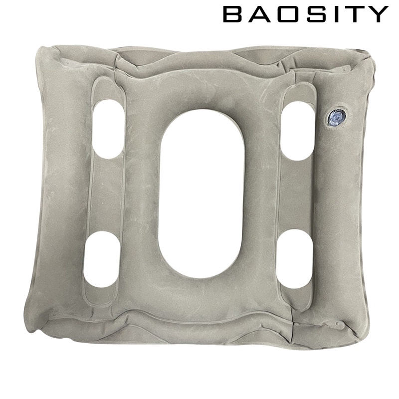 [BAOSITY]Square Air Inflatable Seat Cushion Pain Relief for Office Home Seat
