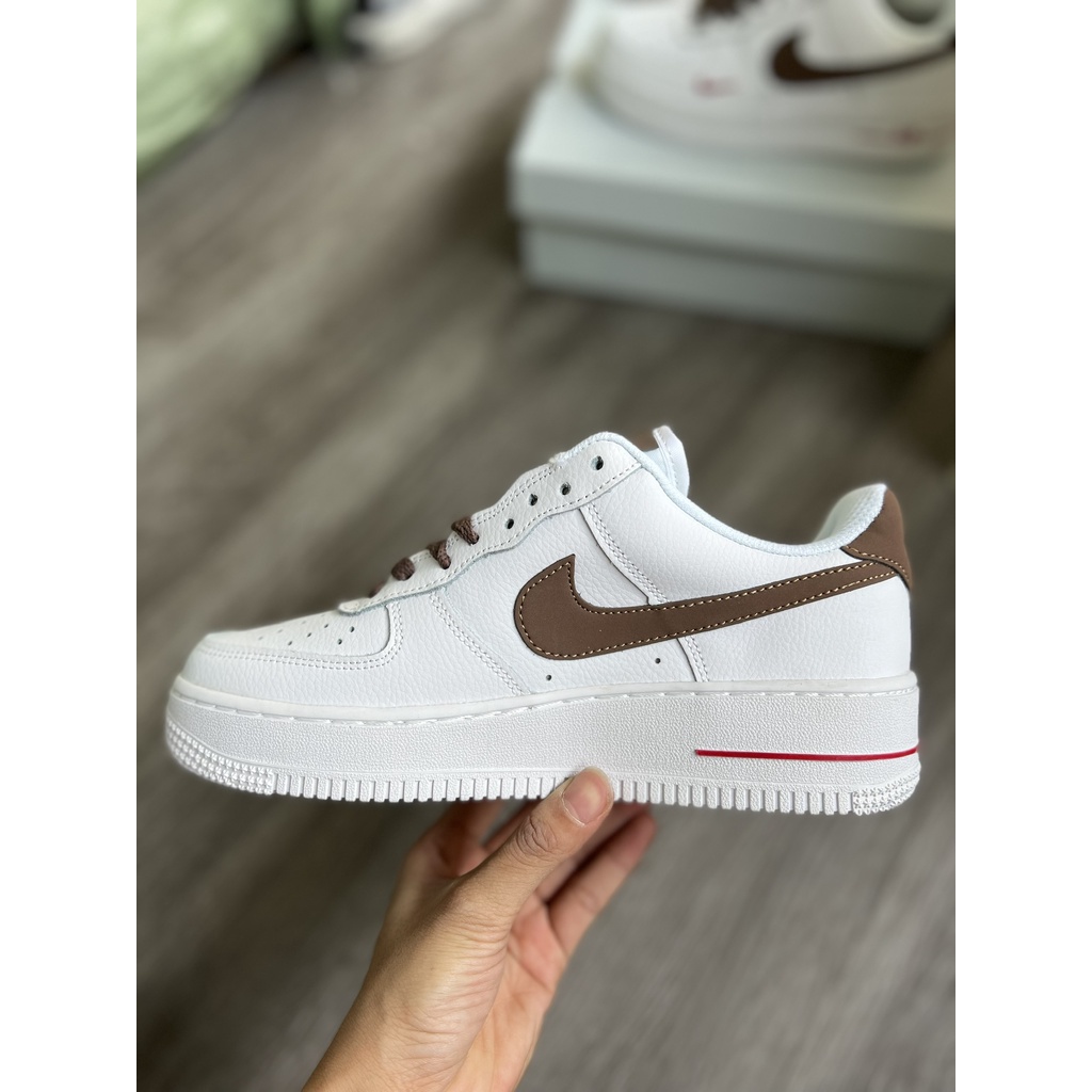 ⚡️GIÁ SỐC⚡️[Ảnh thật do shop tự chụp 100%] N.k af1 trắng vạch nâu